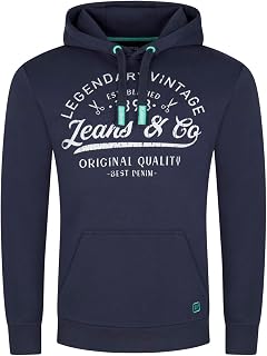 riverso RIVArmin Men's Regular Fit Hoodie Pullover Print Beige Green Grey Blue Navy Black S M L XL XXL 3XL 4XL 5XL
