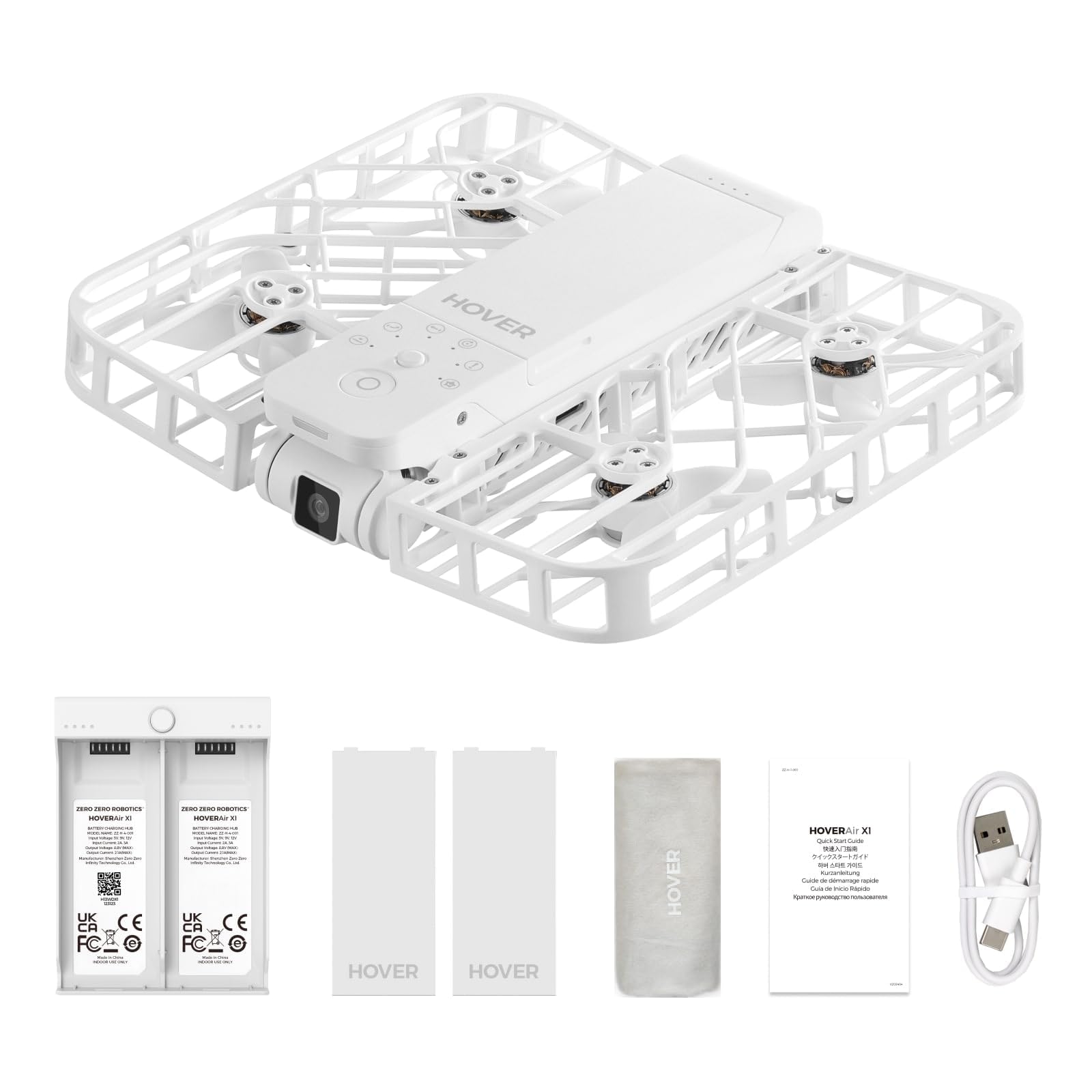 HOVERAir X1 Drone with Camera, Follow-me Drone with Self-Flying, Combo Plus