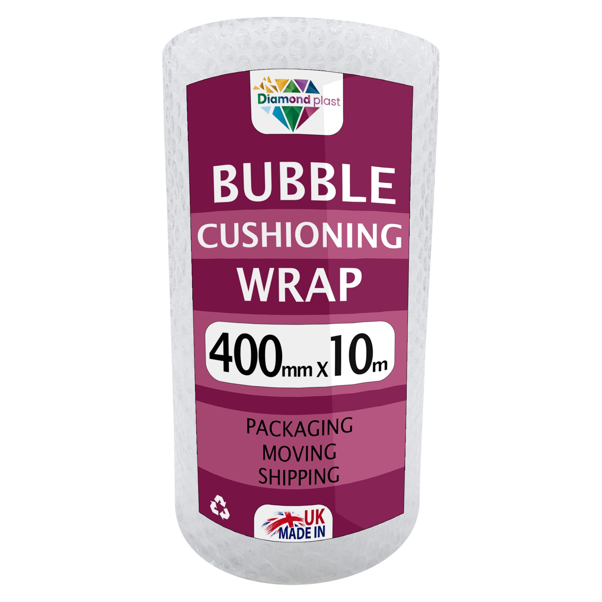 Bubble Cushioning Wrap for Packaging and Mailing, Heavy Small Air Bubbles, 400mm