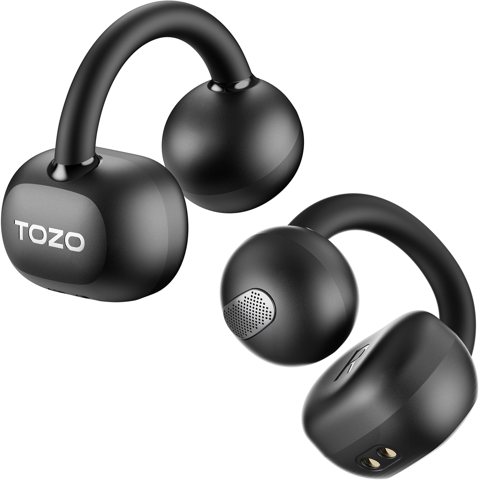 TOZO OpenEarRing Open Ear Earbuds 40H Bluetooth 5.4 Lightweight Comfort | Open E