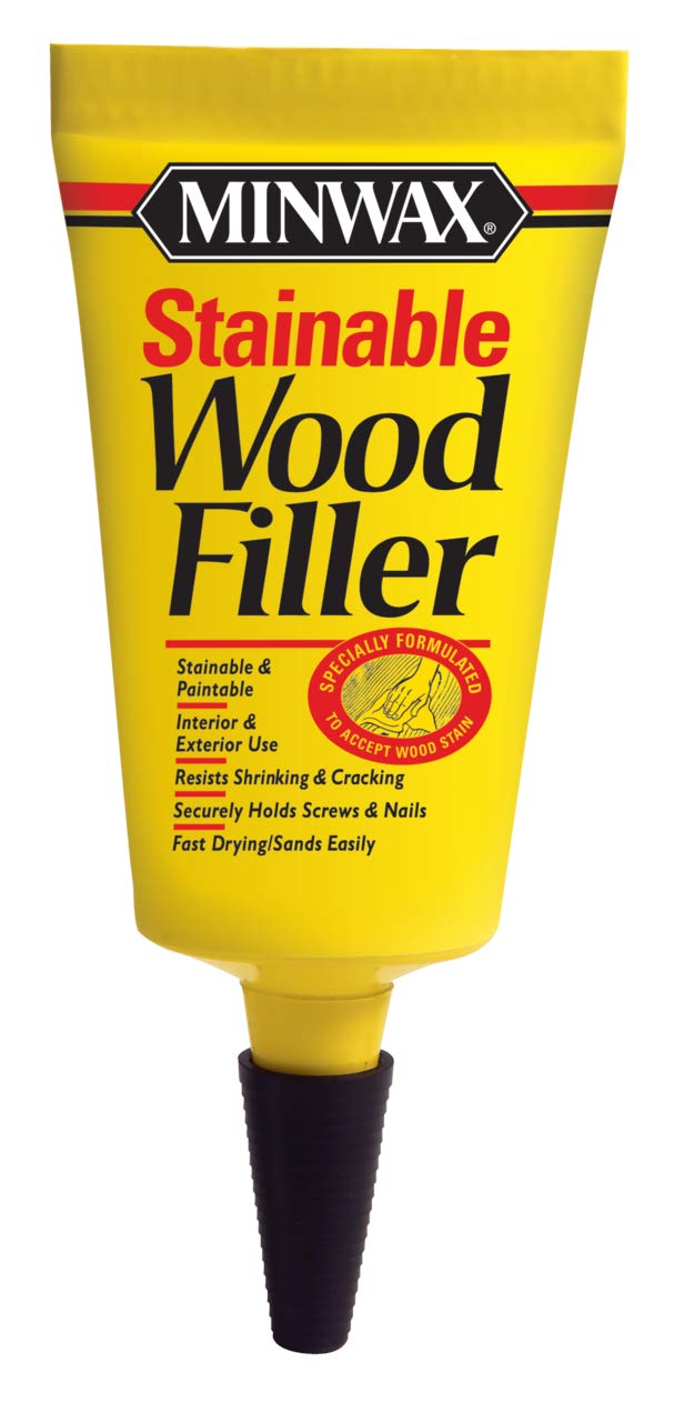 Minwax 42851000 Stainable Wood Filler, 1 oz, Natural | Wood Fillers, Wood Repair