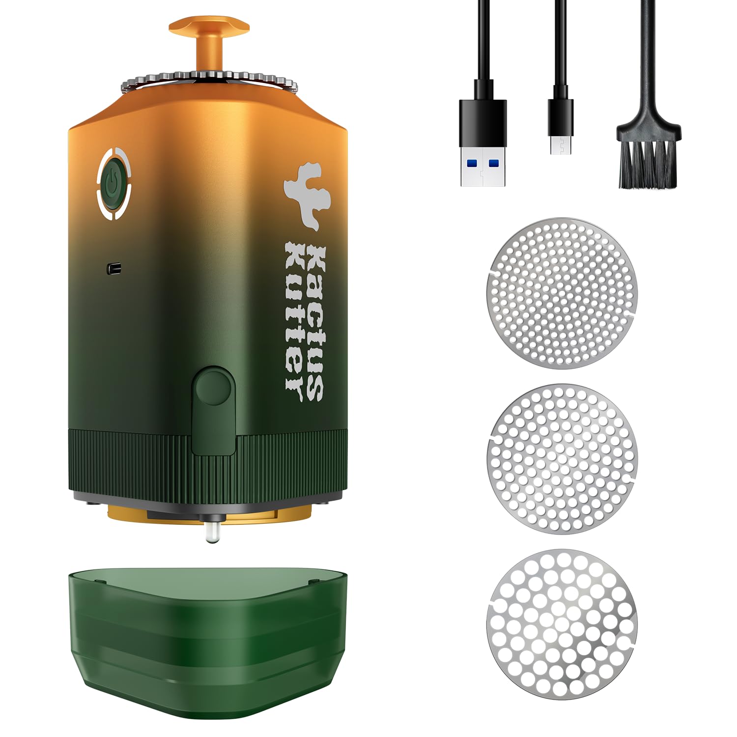 K5 Electric Spice Grinder 5g Automatic One-Hand Use Rechargeable Mill | Aluminum