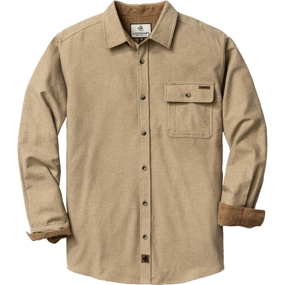 Legendary Whitetails Mens Buck Camp Flannel Shirt