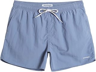 maamgic 2 in 1 Compression Lined Swimsuit with Zipper Men Swim Shorts Beach