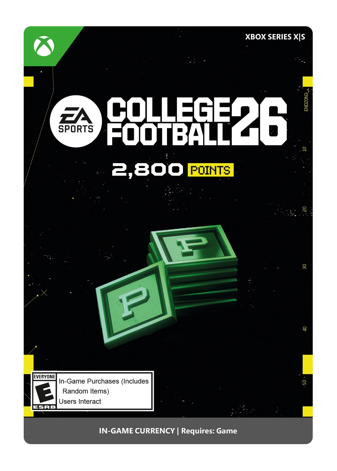 College Football 26: 2800 Points - Xbox Series X|S [Digital Code]