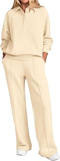 PRETTYGARDEN Women Fall 2 Piece Outfits Sweatsuits Lounge Sets