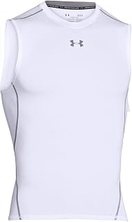 Under Armour Mens Heat Gear Compression Sleeveess T-Shirt