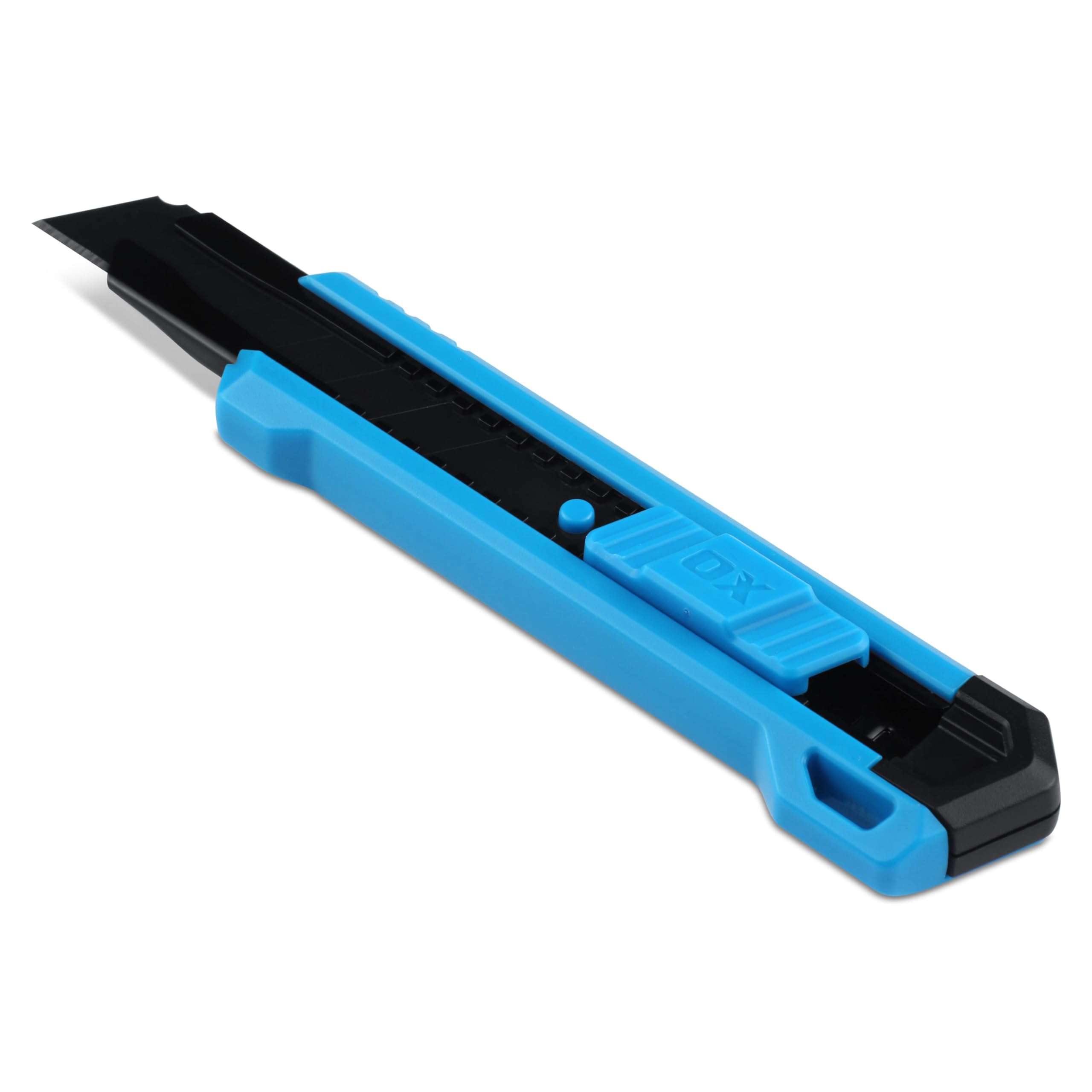 OX 18mm Snap-Off Utility Knife - Retractable Box Cutter with Slide Lock