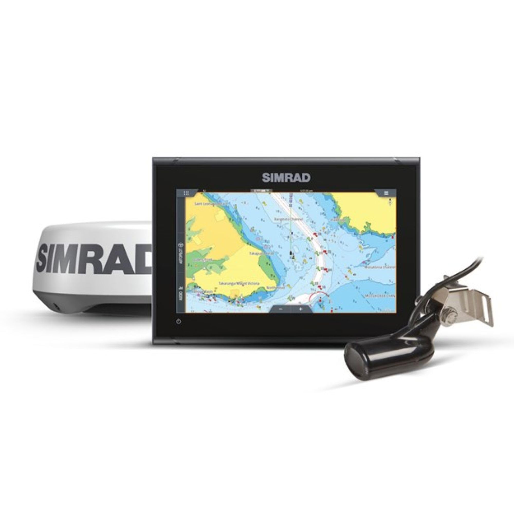 Simrad GO Chartplotter and Fish Finder, with Transducer and Radar Options, Prelo