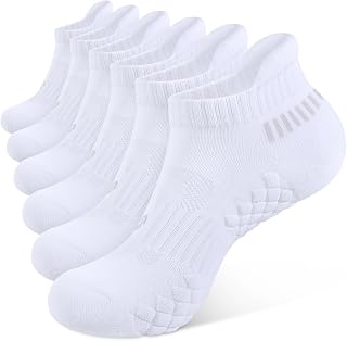 CLOSEMATE 6 Pairs Men's Short Trainer Socks for Fitness & Training Size 39