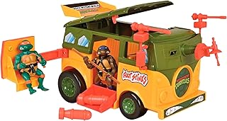 Teenage Mutant Ninja Turtles Original Party Wagon | Teenage Mutant Ninja Turtles 6 Inch Vehicle Figure Box Set - Turtle Party Wagon
