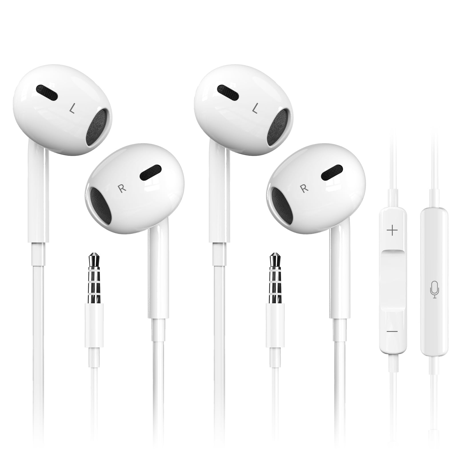 Antool Wired Earbuds,【Ultra Clear Calls & no Noise】 Headphones Earbuds Wired 3.5
