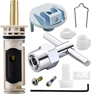 Tearel Shower Cartridge Kit Compatible with Moen 1222 Replacement Cartridge | Complete Kit, Brass Core, Fix Leaks, Drips, Temperature Issue, Stiff Handle, Easy Fix for Posi Temp Shower and Tub Faucets
