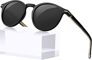 KANASTAL Retro Round Sunglasses Men Women Polarised