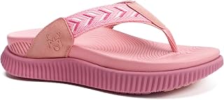 KuaiLu Womens Orthotic Flip Flops with Arch Support Cushion Recovery Sandal