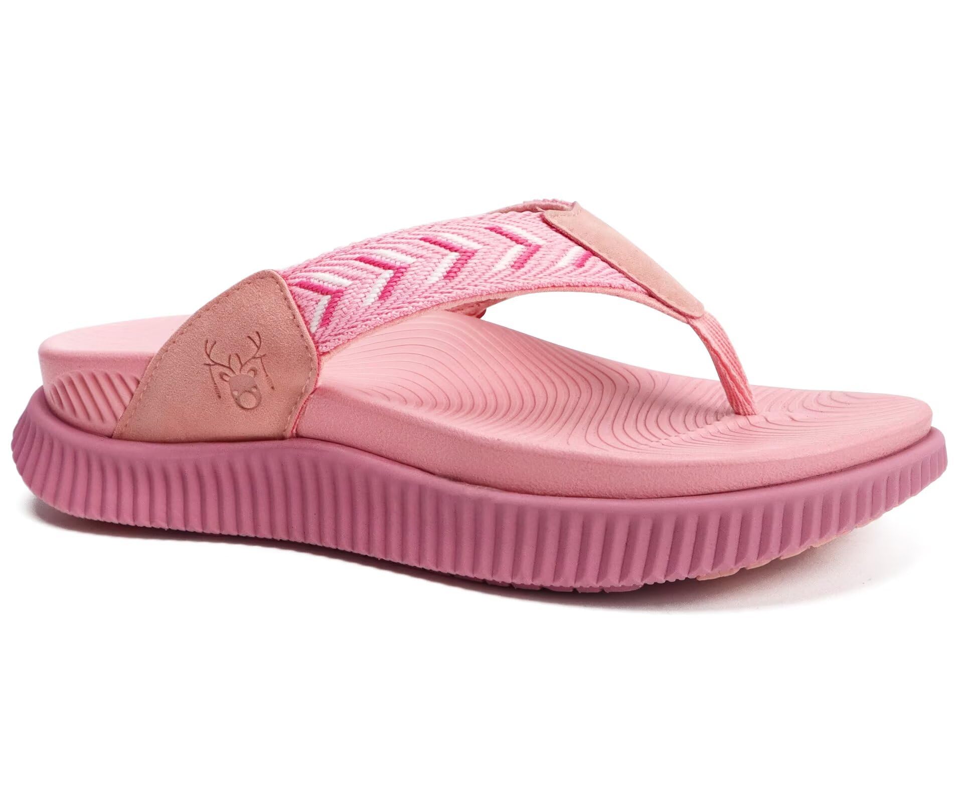 KuaiLu Womens Orthotic Flip Flops with Arch Support Cushion Recovery Sandal