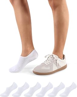 CLOSEMATE 6 pairs of women's reinforced socks with non-slip silicone 35-42