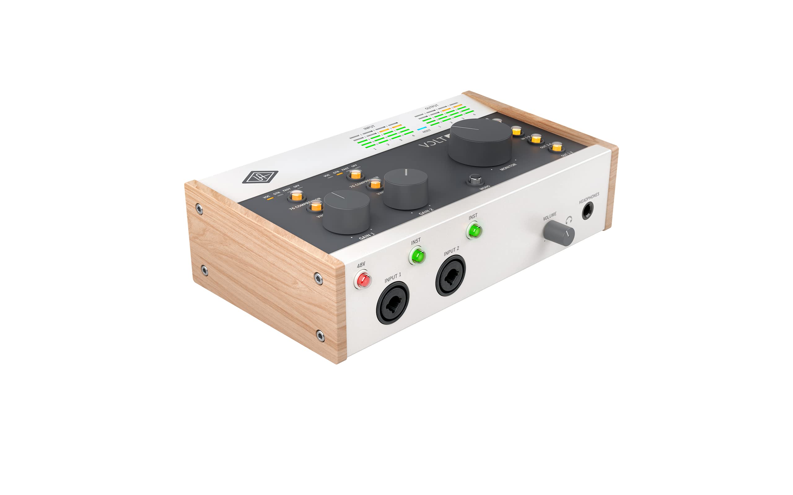 Universal Audio Volt 476 USB Recording Studio Audio Interface | 4x4 USB-C audio 