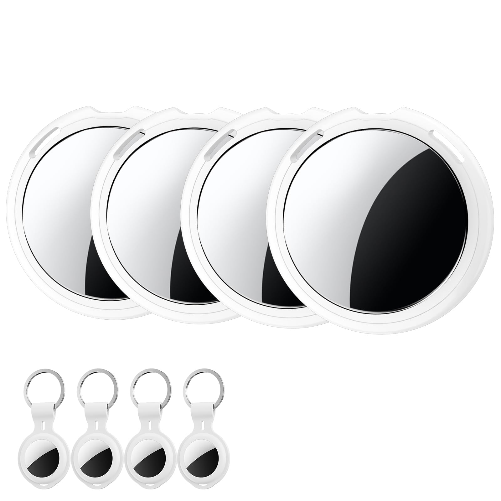 4 Pack Smart Tracker Tags MFi Certified Item Finder Find My iOS Only | Bluetooth