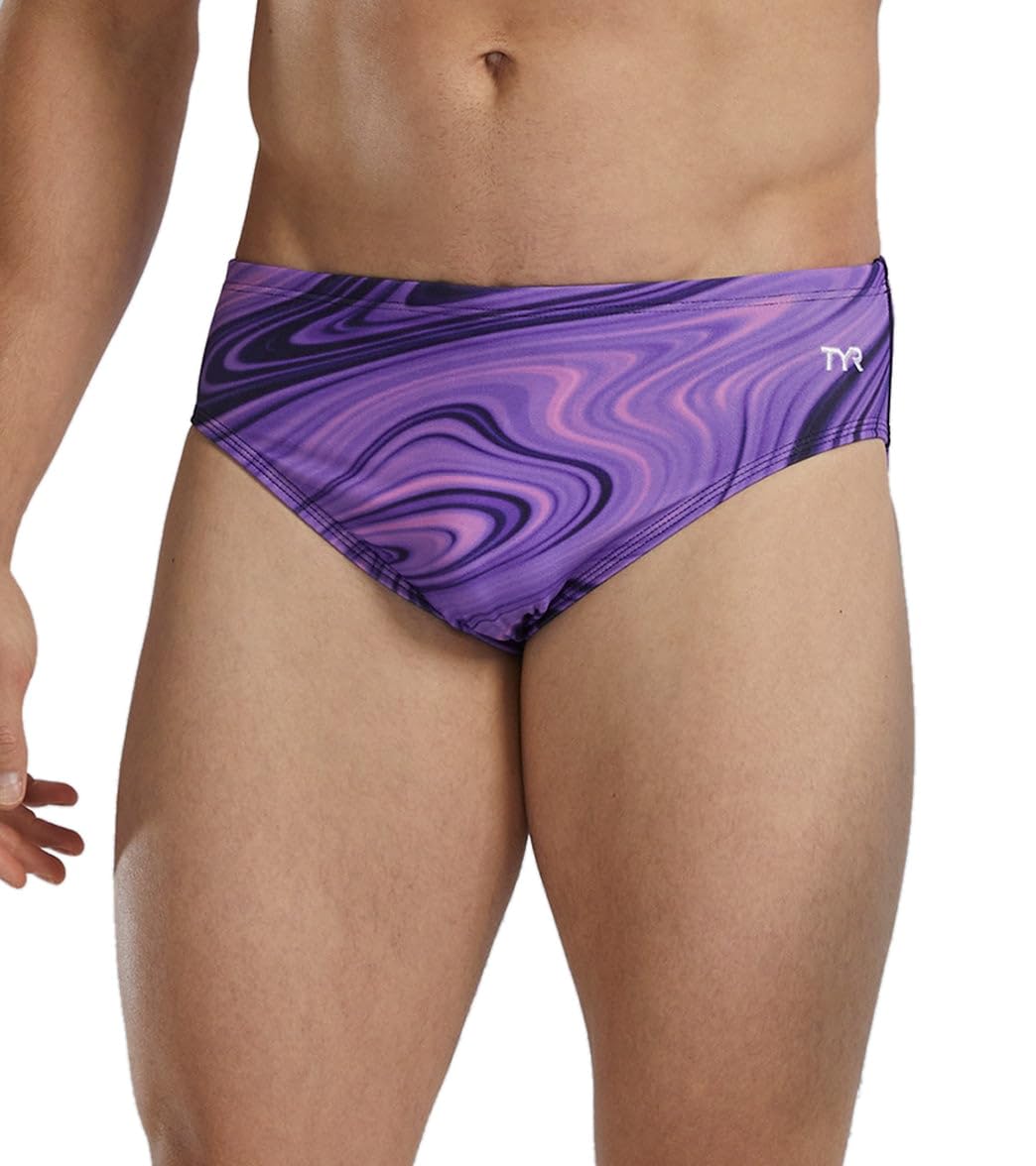 TYR Durafast Elite Racer Brief Men's Swimming Trunks (Pack of 1)