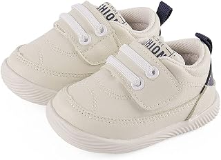 LACOFIA Baby Boys Girls First Walking Shoes Toddler Anti-Slip Rubber Sole Sneakers