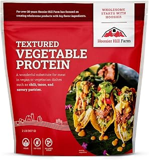 Hoosier Hill Farm Textured Vegetable Protein, 2LB (Pack of 1)