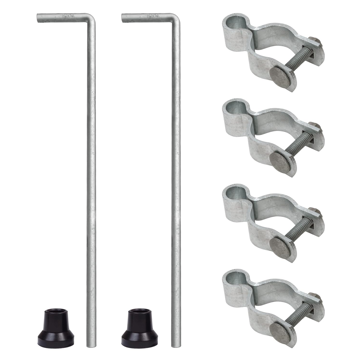 VIVIDA Chain Link Gate Drop Rod, Fence Gate Cane Bolt, 1-3/8" x 32", 2 PCS | Dro