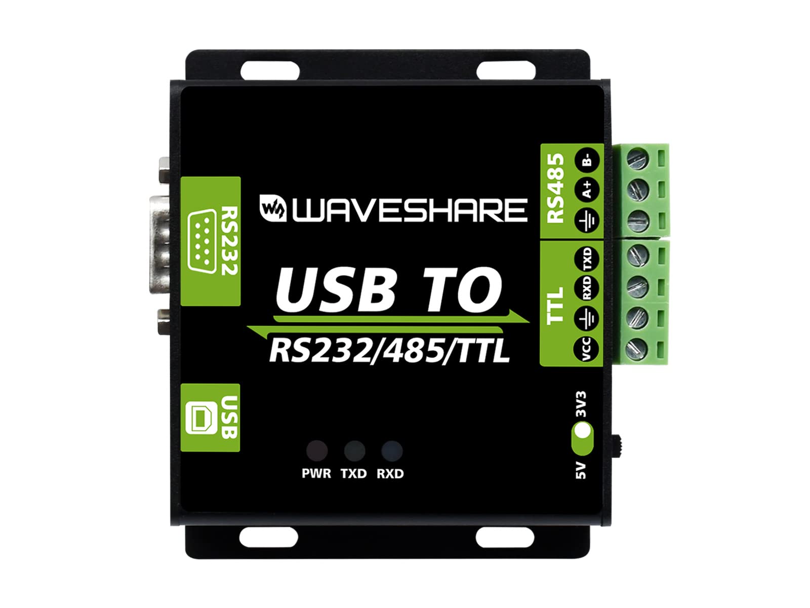 Waveshare USB to RS232/485/TTL Interface Converter Power and ADI magnetical Indu
