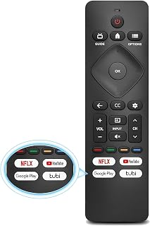 Replacement fit for Philips TV Remote, Remote for Philips Android/Google TV