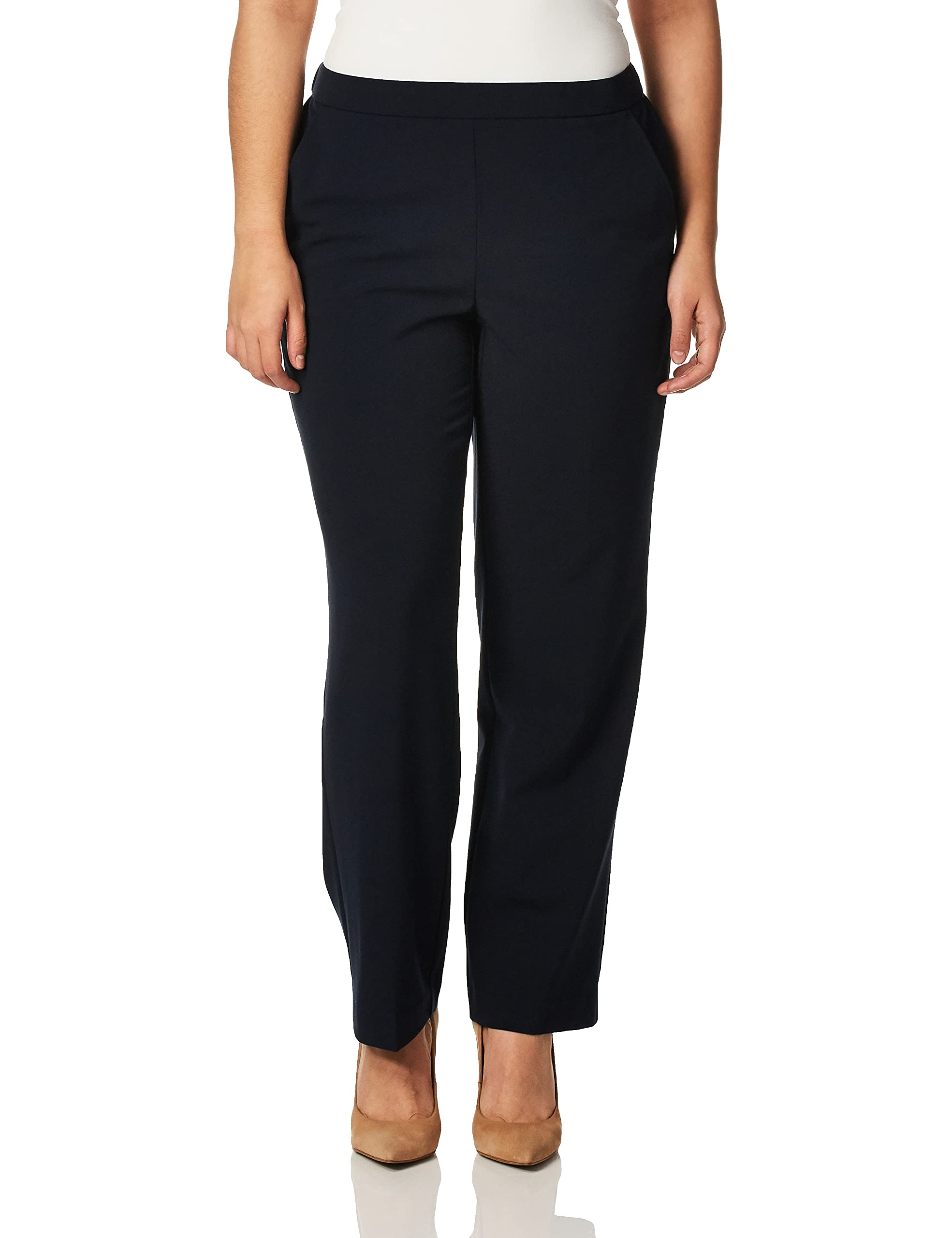 Briggs New York Women's Briggs Women's Pull on Dress Pant Regular Length & Short