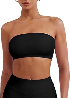 YEOREO CoreFlex Workout Bandeau Sports Bra