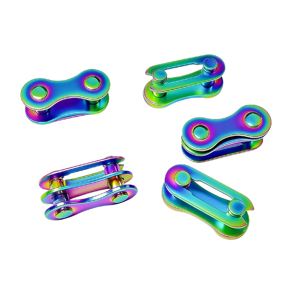 ZHIQIU 5 Pairs Bike Chain Quick Missing Link for 1/6/7/8/9/10/11/12 Speed Chain 