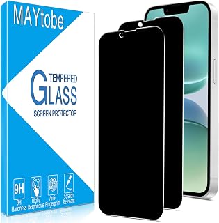 MAYtobe 2-Pack Privacy Screen Protector for iPhone 17e, 16e Tempered Glass