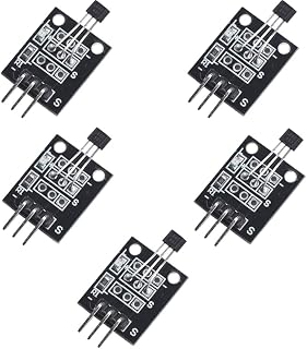HiLetgo 5pcs Hall Effect Magnetic Sensor Module 3144E A3144 Hall Effect Sensor DC 5V for Arduino PIC AVR Smart Cars