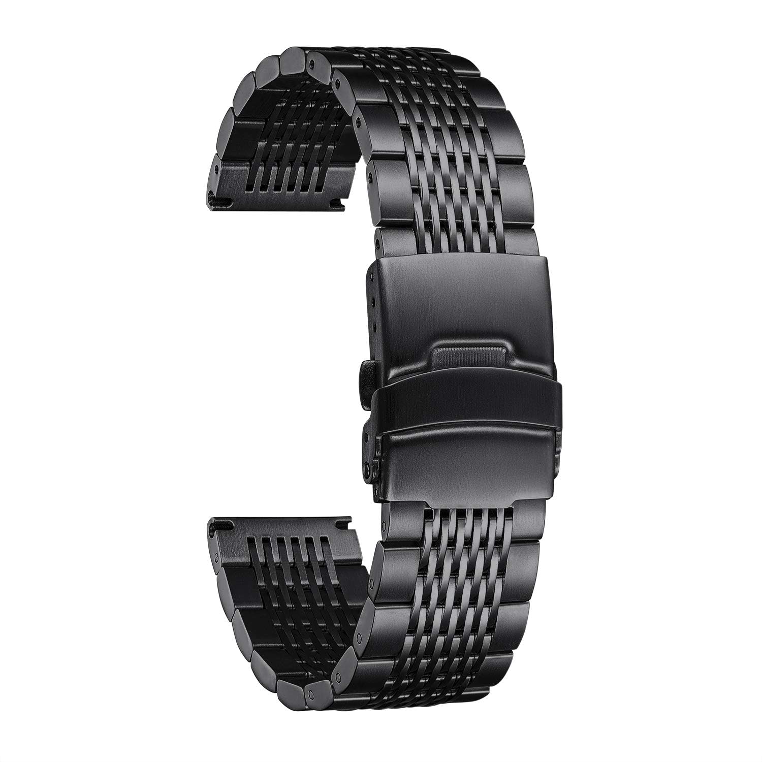 BINLUN Stainless Steel Watch Strap Metal Mesh Watch for Men Women 18mm 19mm 20mm