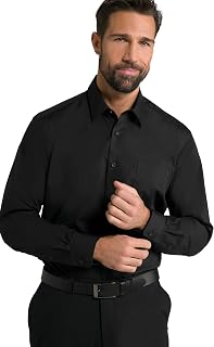 JP 1880 Men's Shirt, Business, Non-Iron, Kent Collar, Long Sleeve, Comfort Fit, Up to 8XL Shirt (Pack of 1)