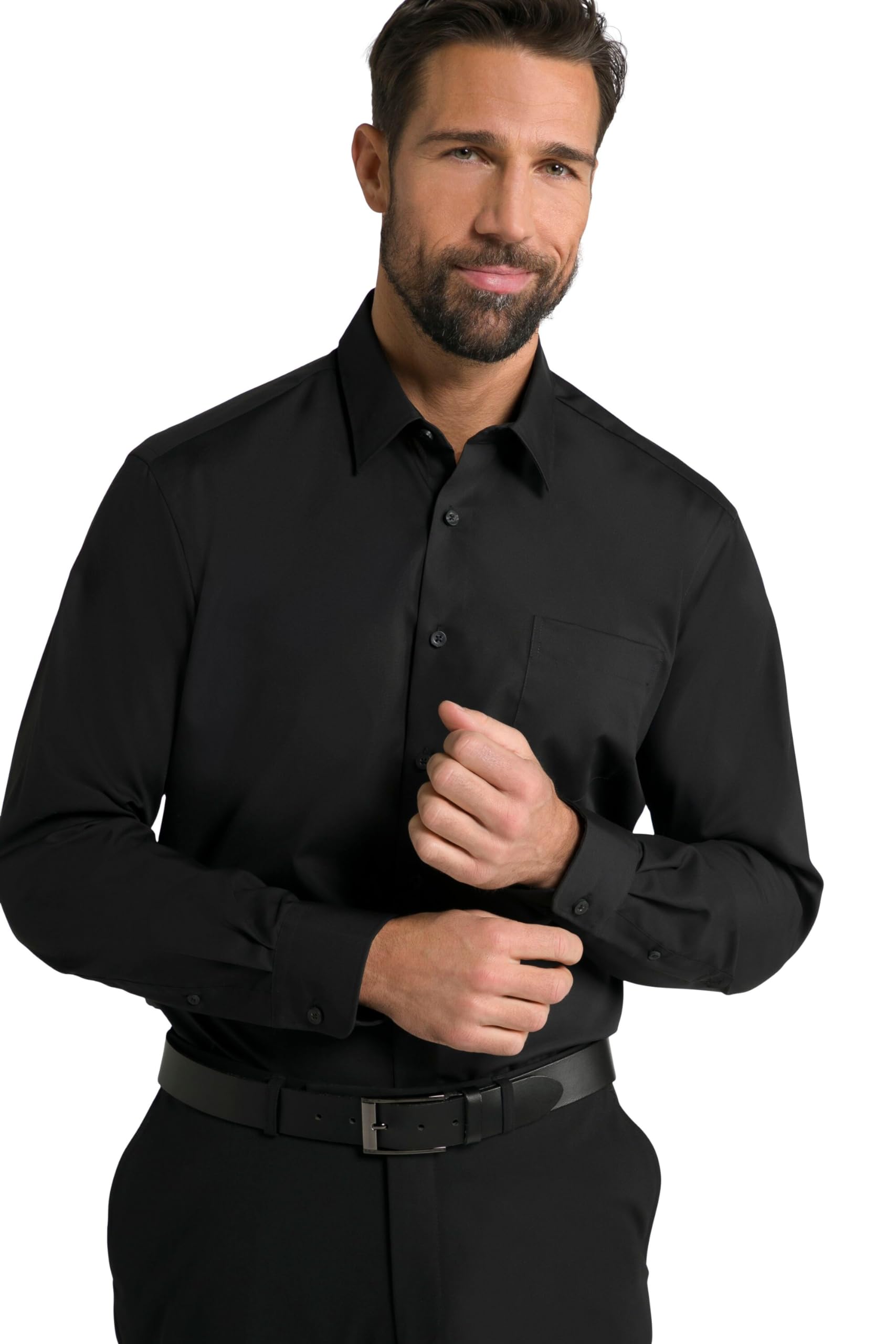 JP 1880 Non-Iron Executive Shirt, Kent Collar, Long Sleeve, Comfort Fit 804890