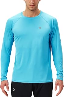 NAVISKIN Men's UPF 50+ Sun Protection Shirts Long Sleeve Quick Dry Lightweight