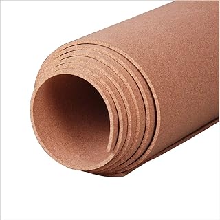 Manton Cork Premium Cork Sheet - 4' x 8' x 1/4" | 100% Natural Facing Grade Material for Bulletin Boards, Photo and Push Pin Displays - Perfect for Home, School, and Office
