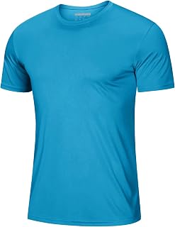 MAGCOMSEN Men's Short Sleeve UPF 50+ T-Shirt Quick Dry Workout Athletic Running Swim Tops Tee Rash Guard Performance Shirts
