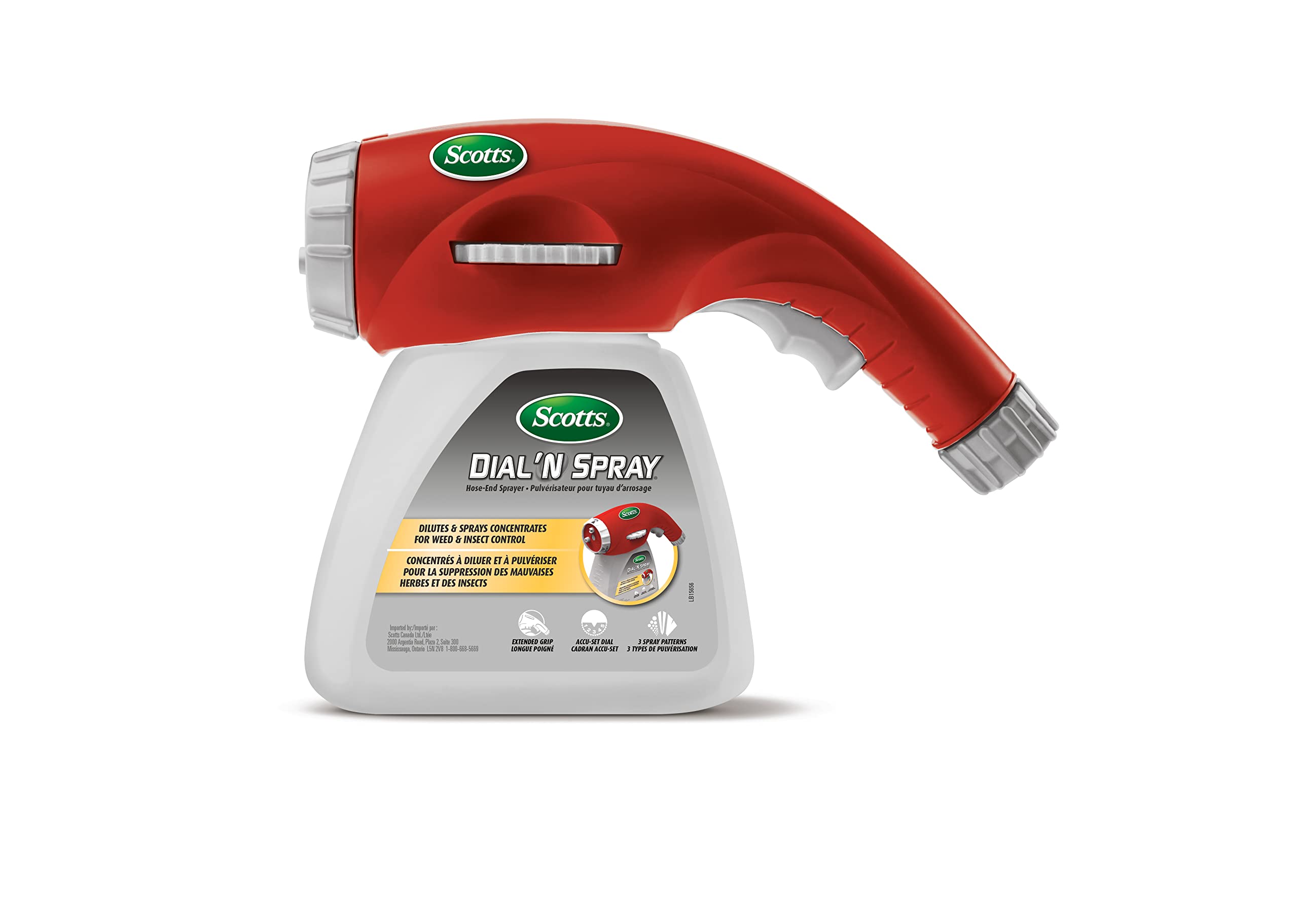 Scotts Dial N Spray Hose-End Sprayer with Accu-Set Dial: Precise Weed, Bug & Fun