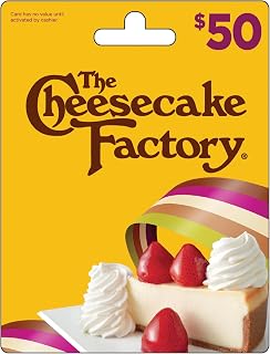 Cheesecake Factory The Physical Gift Card | Traditional - $50