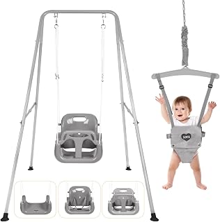 4-in-1 Swing Set & Baby Jumper and Bouncer for Toddler