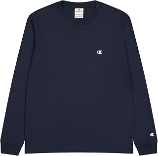 Champion Legacy Champion Basics - L-s Crewneck T-Shirt à Manches Longues Homme (Lot de 1)