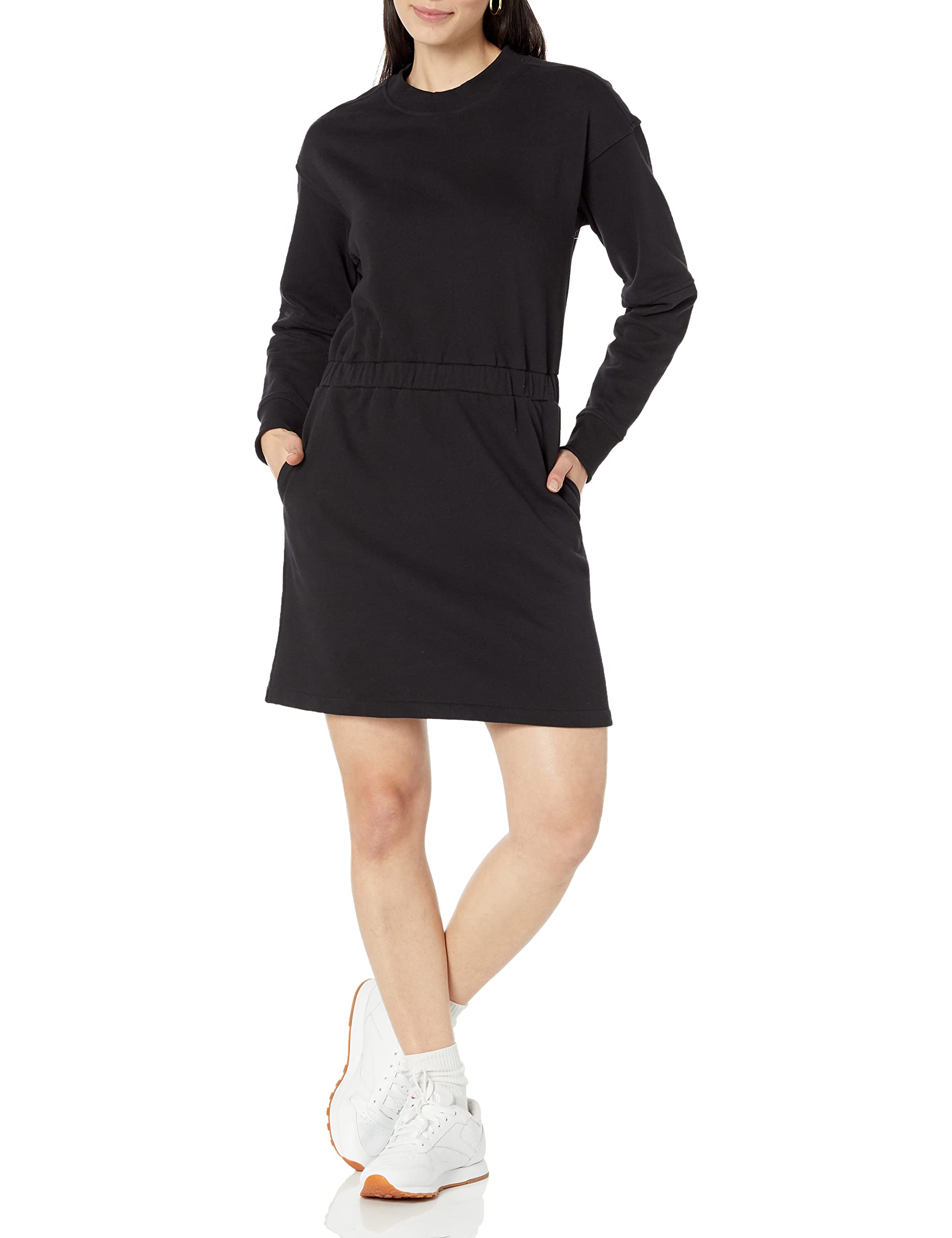 Amazon Essentials Women's Long Sleeve Sweatshirt Dress