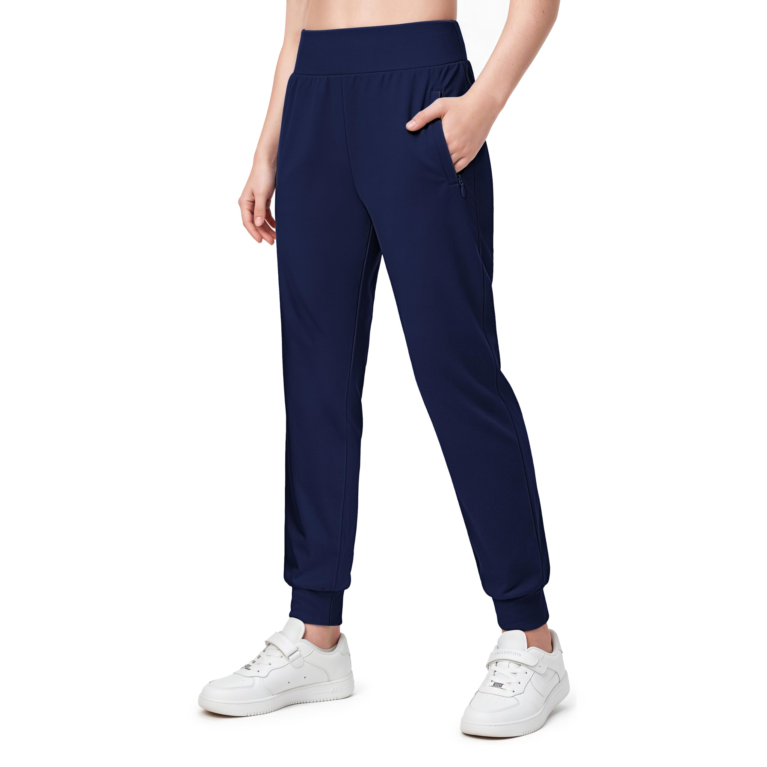 Zaclotre Girls Sweatpants Fleece Athletic Joggers Kids Workout Pants