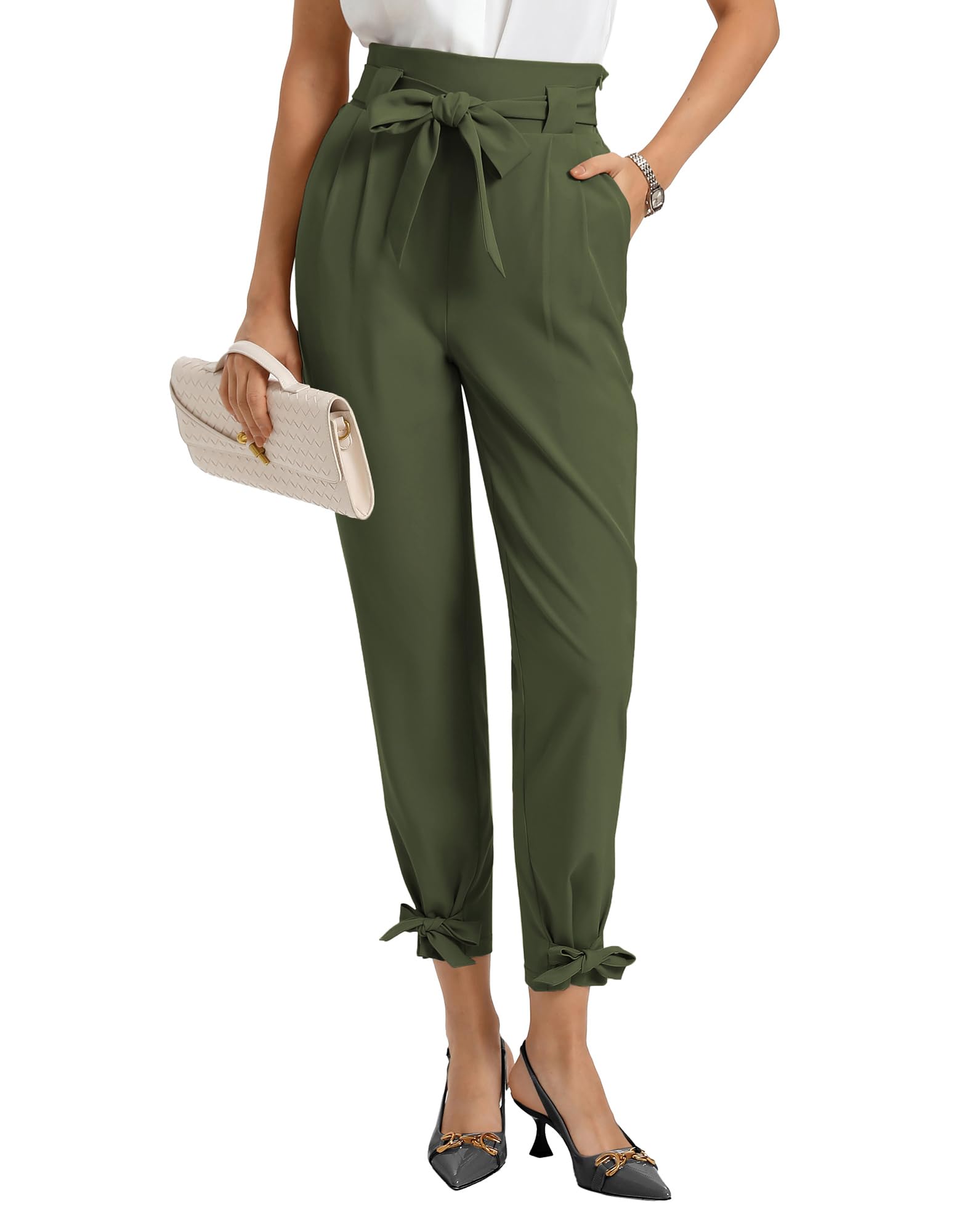 GRACE KARIN Womens Dress Pants Business Casual High Waist Pants for Work