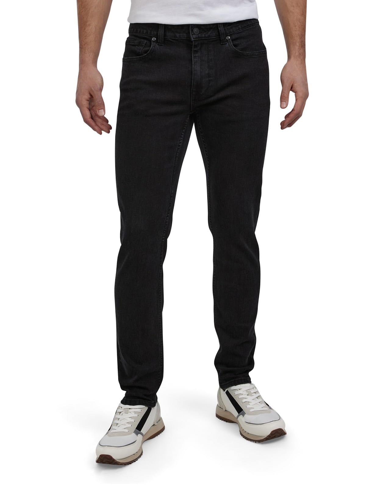 DKNY Mercer Men's Skinny Jeans - Premium Stretch Denim Pants with Classic 5 Pock