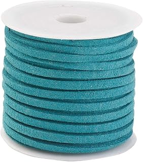 1 Roll Flat Faux Suede Cord for Jewellery Making Beading 3x1.5mm Approx 5 Meters