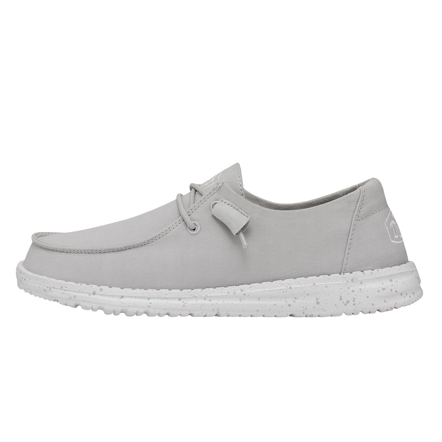 Hey Dude Wendy Slub Canvas Trainers Bianco da Donna 40063-100